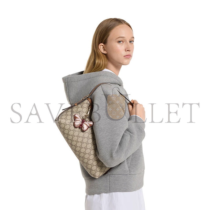 GUCCI GG EMBLEM MEDIUM SHOULDER BAG 847449 (30*19*11cm)